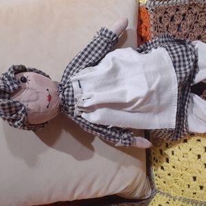 Primitive quilted doll